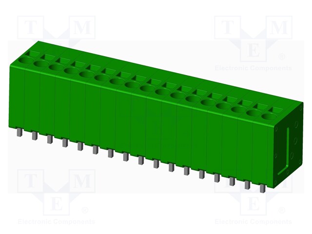 Connector: PCB terminal block; terminal; Plating: tinned; on PCBs