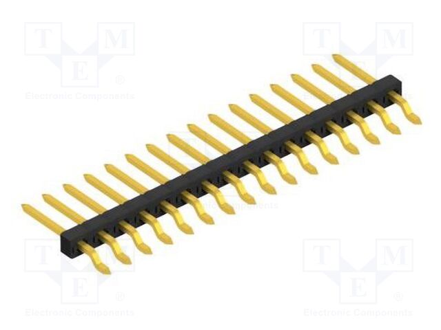 Connector: pin strips; pin header; male; PIN: 16; 2mm; SMT; 1x16