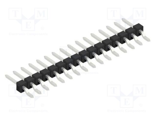 Connector: pin strips; pin header; male; PIN: 16; 2.54mm; SMT; 1x16
