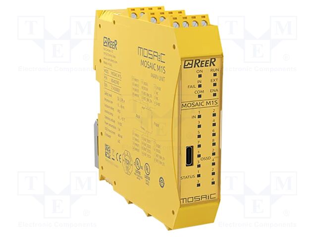 Module: programmable safety controller; 24VDC; IN: 8; OUT: 12; IP20