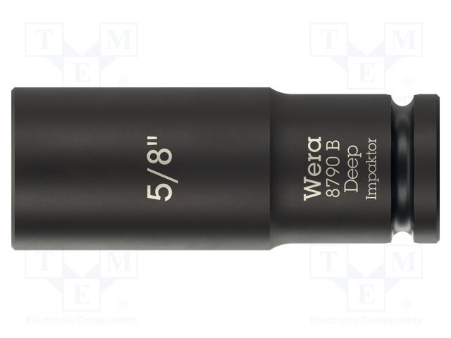 Socket; 6-angles,inch,socket spanner,impact; HEX 5/8"; 3/8"