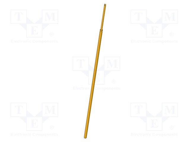 Needle-like test probe; Operational spring compression: 4.3mm