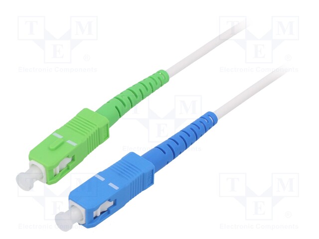 Fiber patch cord; OS2; SC/APC,SC/UPC; 25m; Optical fiber: 9/125um