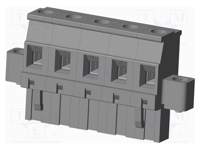 Connector: pluggable terminal block; plug; female; angled 90°