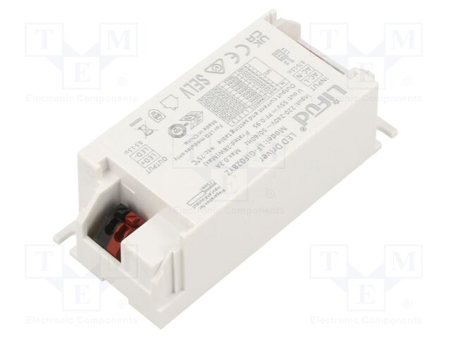 Power supply: switching; LED; 28W; 25÷42VDC; 350÷700mA; 220÷240VAC