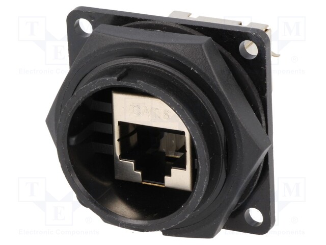 Socket; RJ45; DC; PIN: 8; Cat: 6; shielded; Layout: 8p8c; IP67,IP68