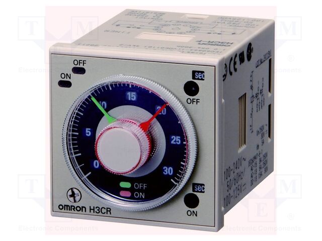 Timer; 0,05s÷30h; DPDT; 24VAC; 24VDC; H3CR-F; -10÷55°C; PIN: 11; IP40