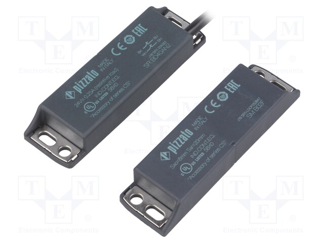 Safety switch: magnetic; Series: SR-B; Contacts: NC x2; IP67; 8mm