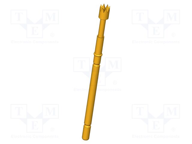 Test needle; Operational spring compression: 4mm; 5A; Ø: 2.3mm