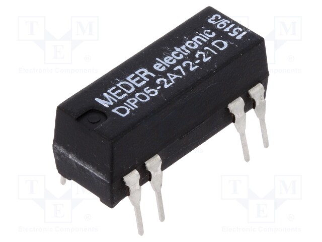 Relay: reed; DPST-NO; Ucoil: 5VDC; 1A; max.200VDC; max.200VAC; 125mW