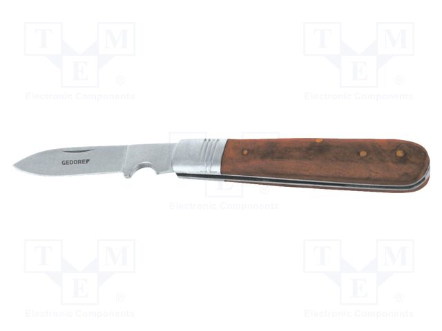 Knife; for wire stripping; 195mm; folding