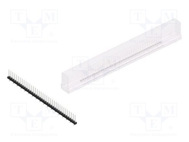 Connector: pin strips; pin header; male; PIN: 36; 2mm; SMT; 1x36