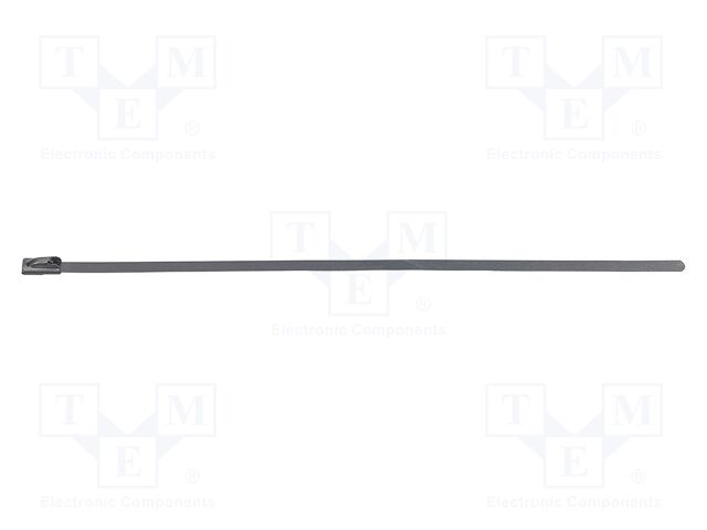 Cable tie; L: 200mm; W: 4.6mm; acid resistant steel AISI 316L