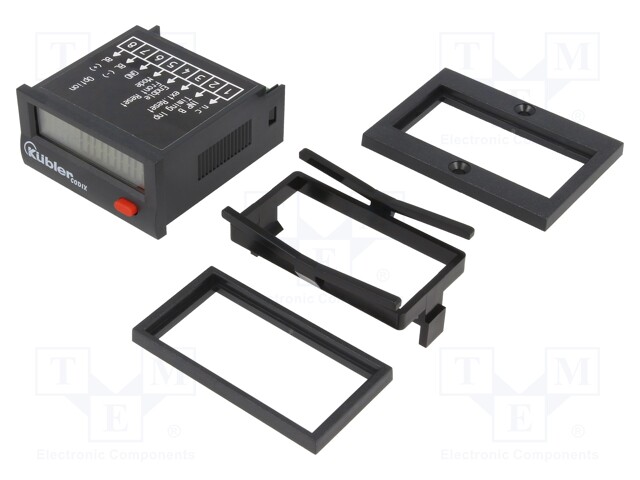 Counter: electronical; LCD; working time; Body dim: 48x24x48mm