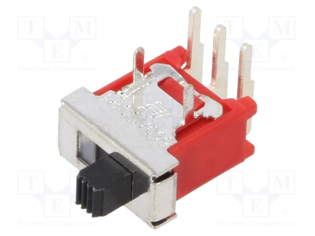 Switch: slide; Pos: 2; SPDT; 2A/250VAC; 3A/28VDC; ON-ON; THT; 500A