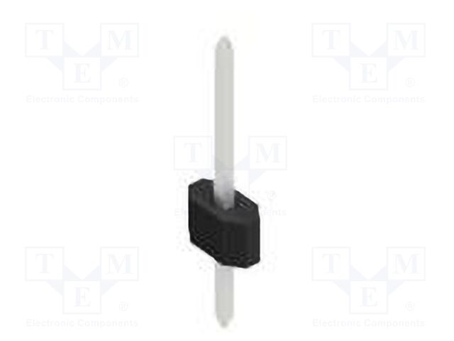 Connector: pin strips; pin header; male; PIN: 1; 1.27mm; THT; 1x1