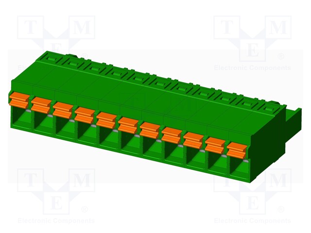 Connector: pluggable terminal block; plug; female; straight; 12A