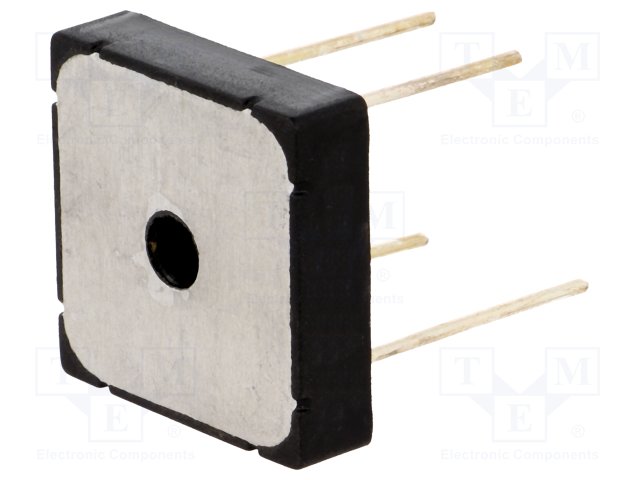 Single-phase bridge rectifier; Urmax:200V; If:25A; Ifsm:270A
