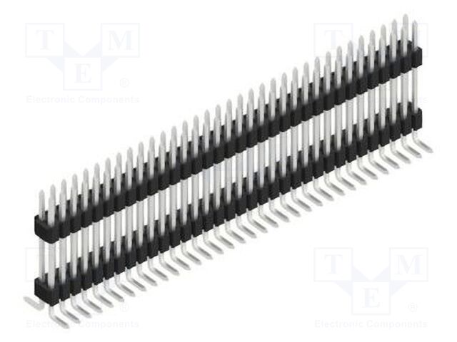 Connector: pin strips; pin header; male; PIN: 68; 1.27mm; SMT; 2x34