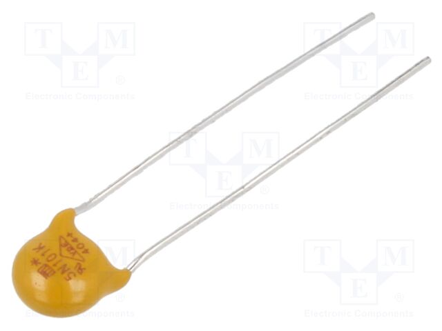 Varistor: zinc-oxide; THT; 60VAC; 85VDC; 100V; 400A; 3.5J; STANDARD