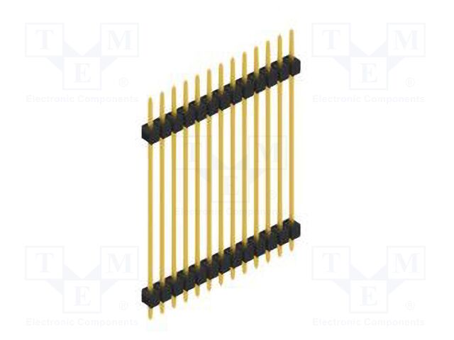 Connector: pin strips; pin header; male; PIN: 13; 2.54mm; THT; 1x13