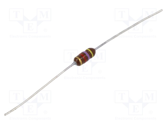 Inductor: ferrite; THT; 4700uH; 55mA; 78Ω; Ø4x9.2mm; ±5%