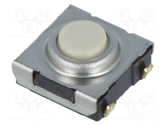 Microswitch TACT; SPST-NO; Pos: 2; 0.05A/24VDC; SMT; none; 1.57N