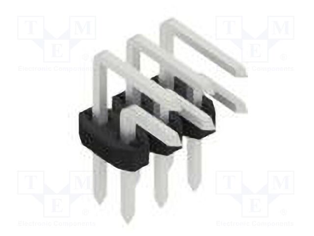Connector: pin strips; pin header; male; PIN: 6; 2mm; THT; 2x3; 100V