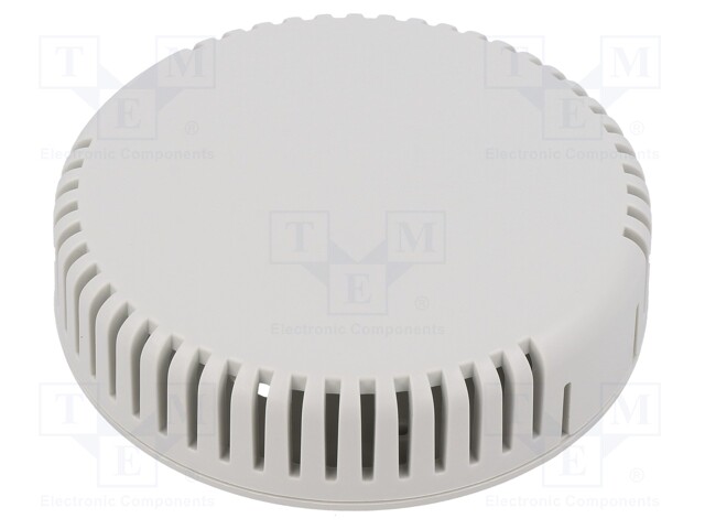 Enclosure: for alarms; Z: 20.3mm; ABS; grey; Ø: 80mm; Series: 1551V