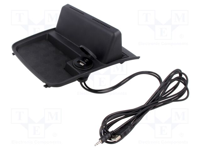 Inductance charger; Citroën,Fiat,Opel,Peugeot; black; 10W