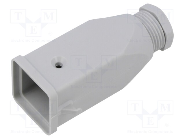 Enclosure: for HDC connectors; CK; size 21.21; Locking: for latch