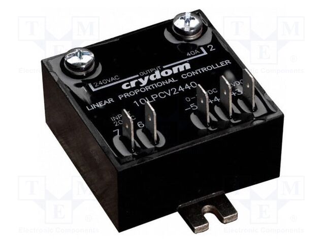Relay: solid state; Ucntrl: 0÷10VDC; 15A; 20÷300VAC; on panel; IP00