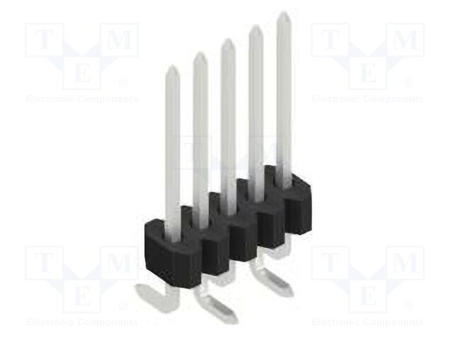Connector: pin strips; pin header; male; PIN: 5; 1.27mm; SMT; 1x5