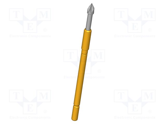 Test needle; Operational spring compression: 4mm; 5A; Ø: 1.75mm