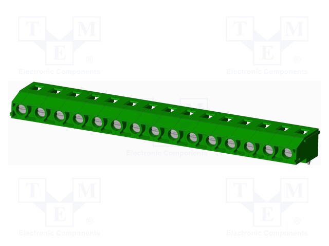 Connector: PCB terminal block; terminal; Plating: tinned; on PCBs