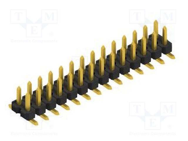 Connector: pin strips; pin header; male; PIN: 28; 2.54mm; SMT; 2x14