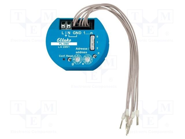 Input; flush mount; 230VAC; IN: 8; Software: SIENNA Professional