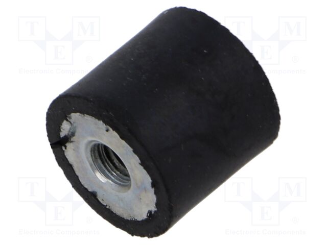 Vibration damper; rubber