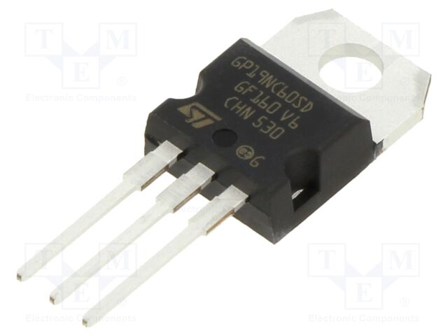 Transistor: IGBT; 600V; 20A; 130W; TO220AB