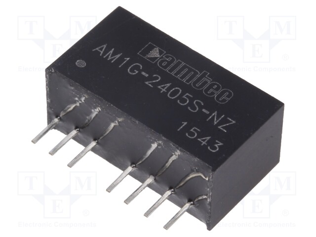Converter: DC/DC; 1W; Uin: 18÷36V; 5VDC; Iout: 200mA; SIP8; 4.9g