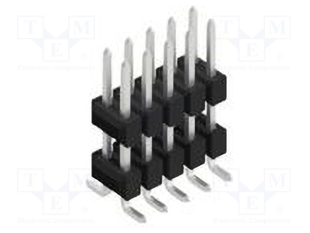 Connector: pin strips; pin header; male; PIN: 10; 2.54mm; SMT; 2x5