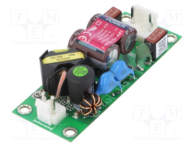 Power supply: switched-mode; 15W; 120÷370VDC; 85÷264VAC; OUT: 1