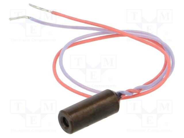 Module: laser; 1mW; red; dot; 650nm; 2.7÷3.3VDC; 10÷35mA