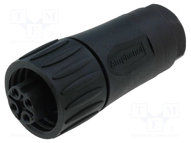 Connector: circular; plug; PIN: 4; female; screw terminal; 400V; 16A