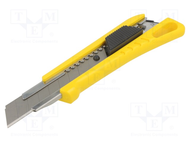 Knife; universal; locked blade,pulled out, breakable blade