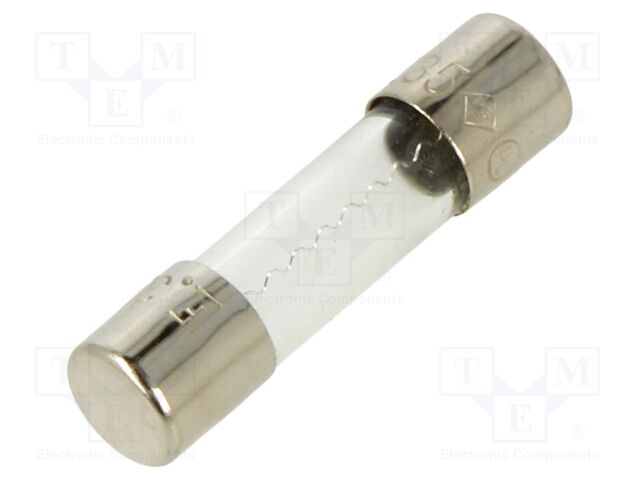 Fuse: fuse; 3.5A; 250VAC; quick blow; glass; 5.2x20mm; holders; 235