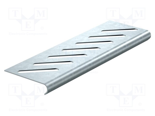Bottom end plate; Application: for cable tray