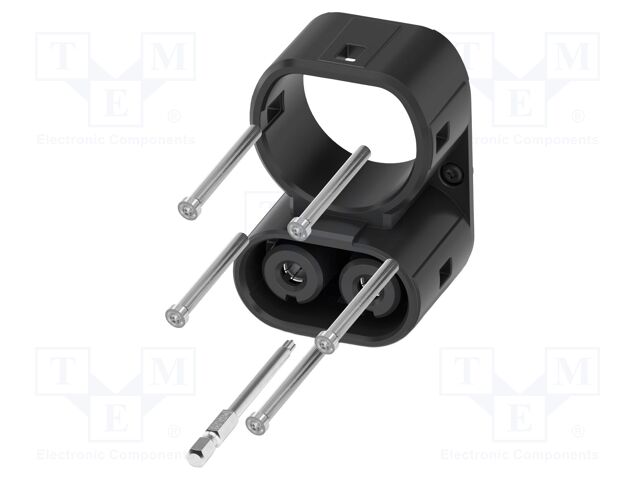 EMobility: holder; CHARX connect standard; CCS Combo 2; black