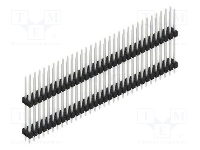 Connector: pin strips; pin header; male; PIN: 64; 2.54mm; THT; 2x32