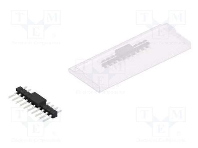 Connector: pin strips; pin header; male; PIN: 10; 2.54mm; SMT; 1x10